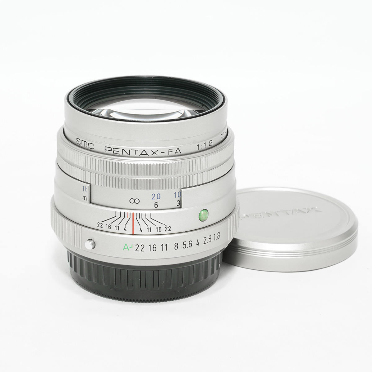 即決 ペンタックス smc PENTAX- FA 77mm F1.8 Limited シルバー やや難あり 実用品