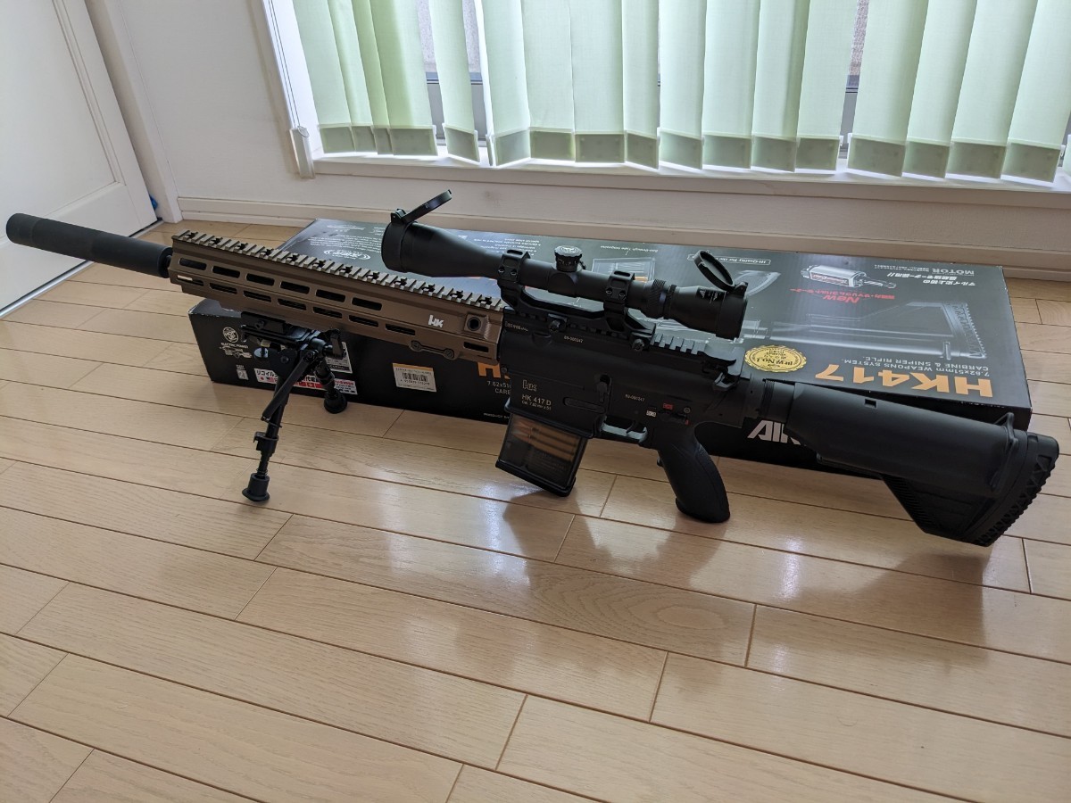 美品】 東京マルイ 次世代 電動ガン HK417 アーリーバリアント M-LOK  
