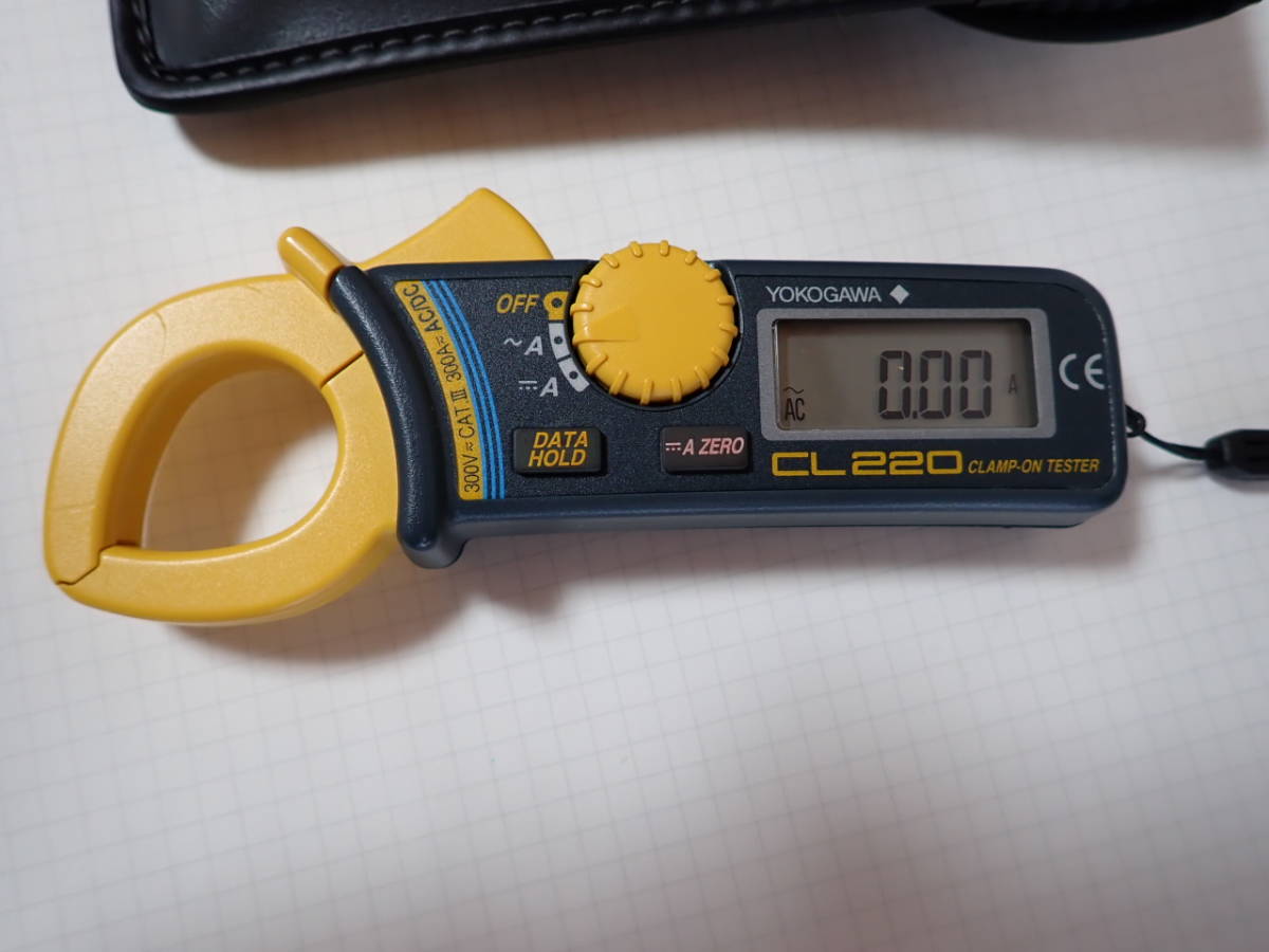 横河計測株式会社 Yokogawa CL220 クランプテスタ（交流・直流電流）