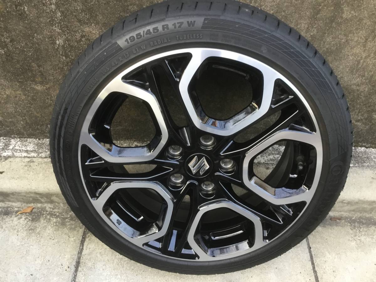 スイフトスポーツ ZC33 純正タイヤ 195/45 17 コンチネンタル スポーツ 