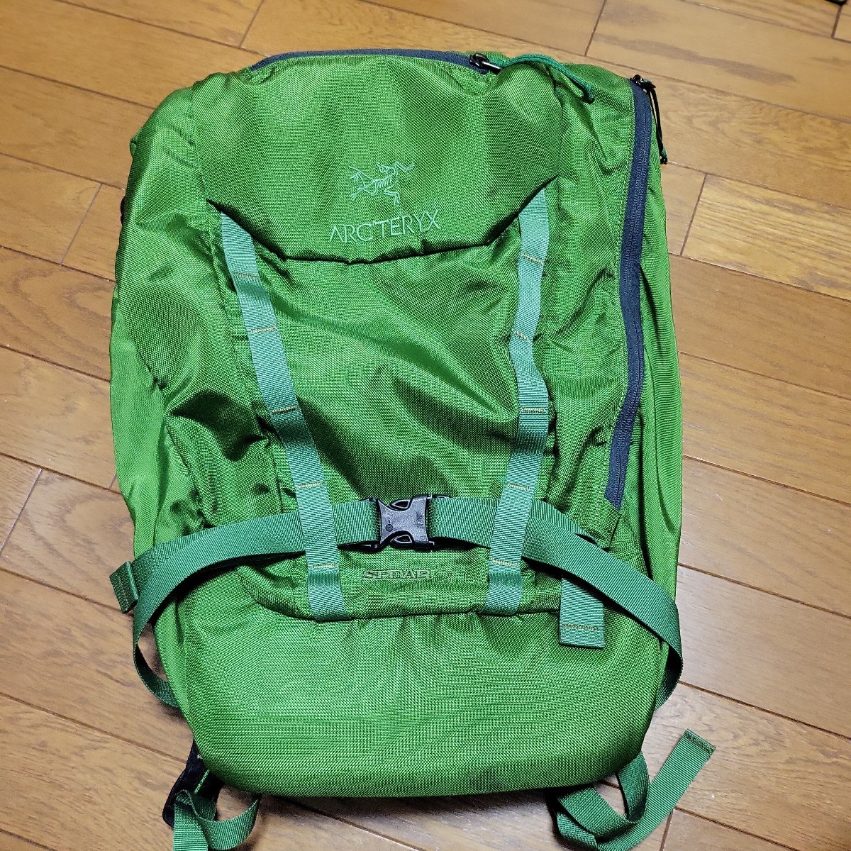 ♪程度良好　ARC’TERYX　アークテリクス　リュック　グリーン　オレンジ　spear20　スピアー20♪