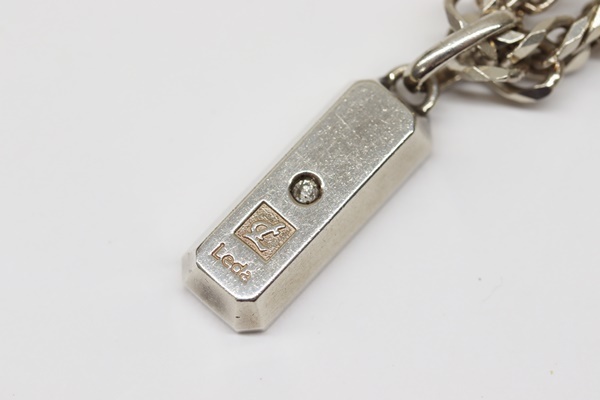 Leda SILMA レダシルマ ネックレス ダイヤモンド0.025ct Ag/Ge 喜平 