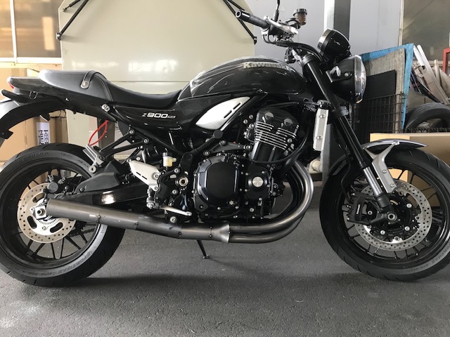 Z900RS用 42.7パイショート管（車検非対応）【 ゼス管 3D 】(マフラー 