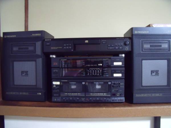 PIONEER S-X303V DC-X303 F-X303V SONY CDP-XE500 セット(システム