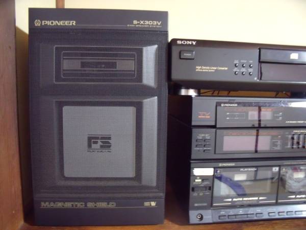 PIONEER S-X303V DC-X303 F-X303V SONY CDP-XE500 セット(システム