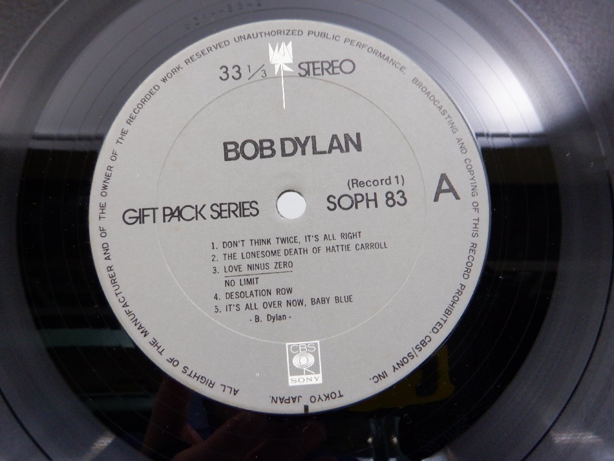 帯付・2LP】Bob Dylan(ボブ・ディラン)「Bob Dylan(ギフト・パック