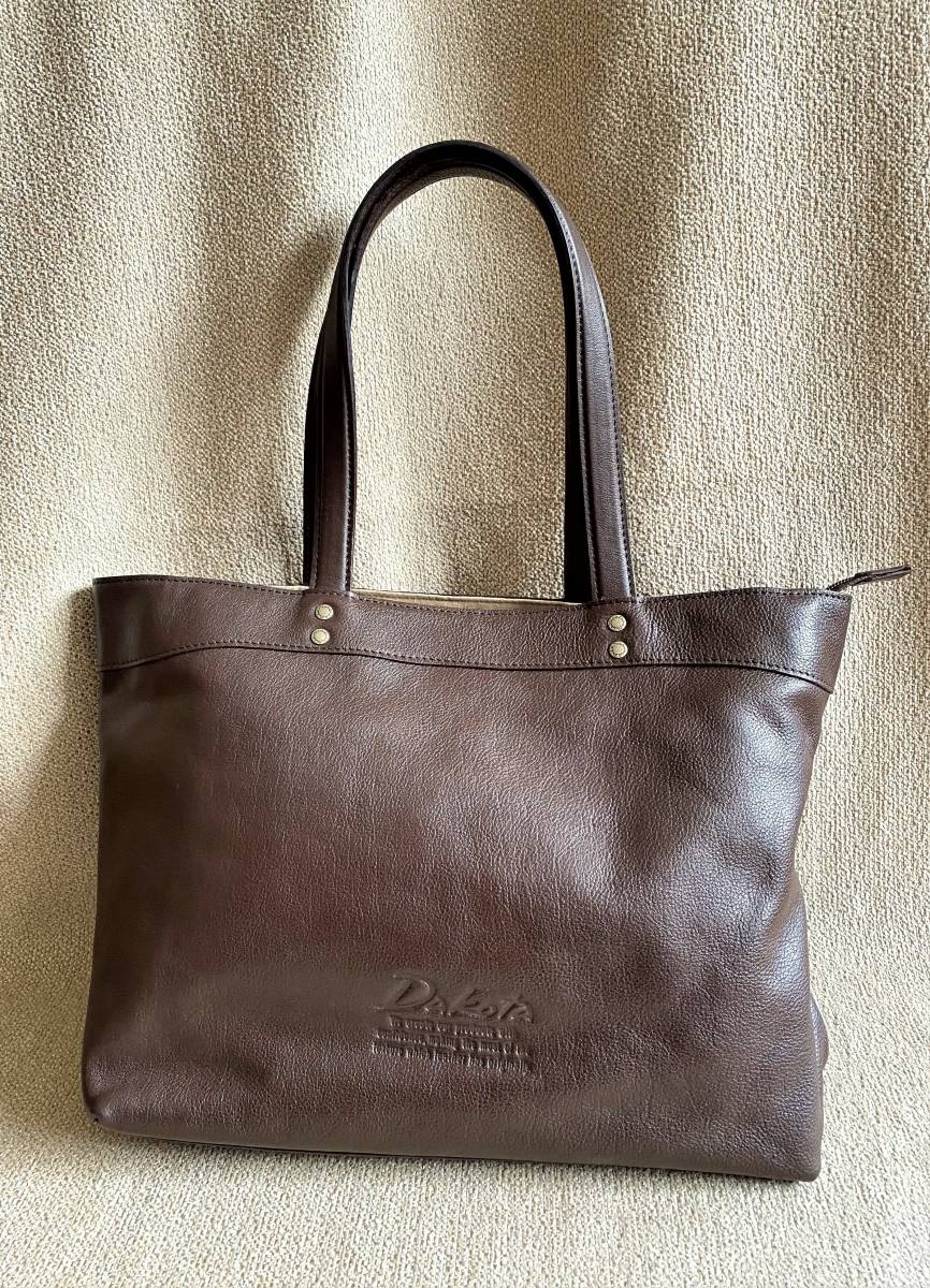 限定セール，新作 ダコタ Dakota ダークブラウン レザー トートバッグ(牛革)｜売買されたオークション情報、yahooの商品情報をアーカイブ公開 - オークファン 牛革