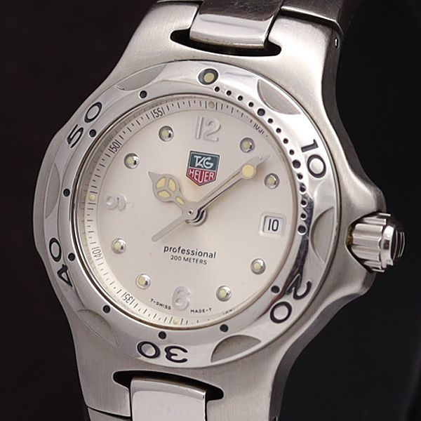 TAG Heuer プロフェッショナル レディース腕時計 WL1314 1円 稼働 良品 タグホイヤー QZ WL1314 キリウム プロフェッショナル
