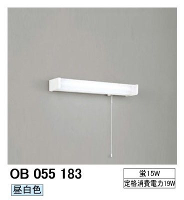 Size:直管蛍光灯 15W相当 オーデリック キッチンライト コンセント付き 新品 オーデリック キッチンライト 直管蛍光灯 15W 昼白色 蛍光灯 FL15w OB055183　照明器具 50Hz 送料無料