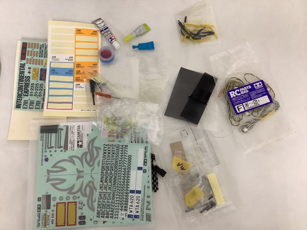 1円〜 同梱不可 ジャンク タミヤ 1/14 電動RC トレーラー トラック用