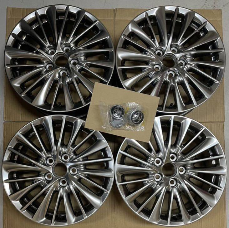 ☆新車外し☆ 納車外し 30 系 後期 アルファード 純正 17インチホイール 4本 ヴェルファイア