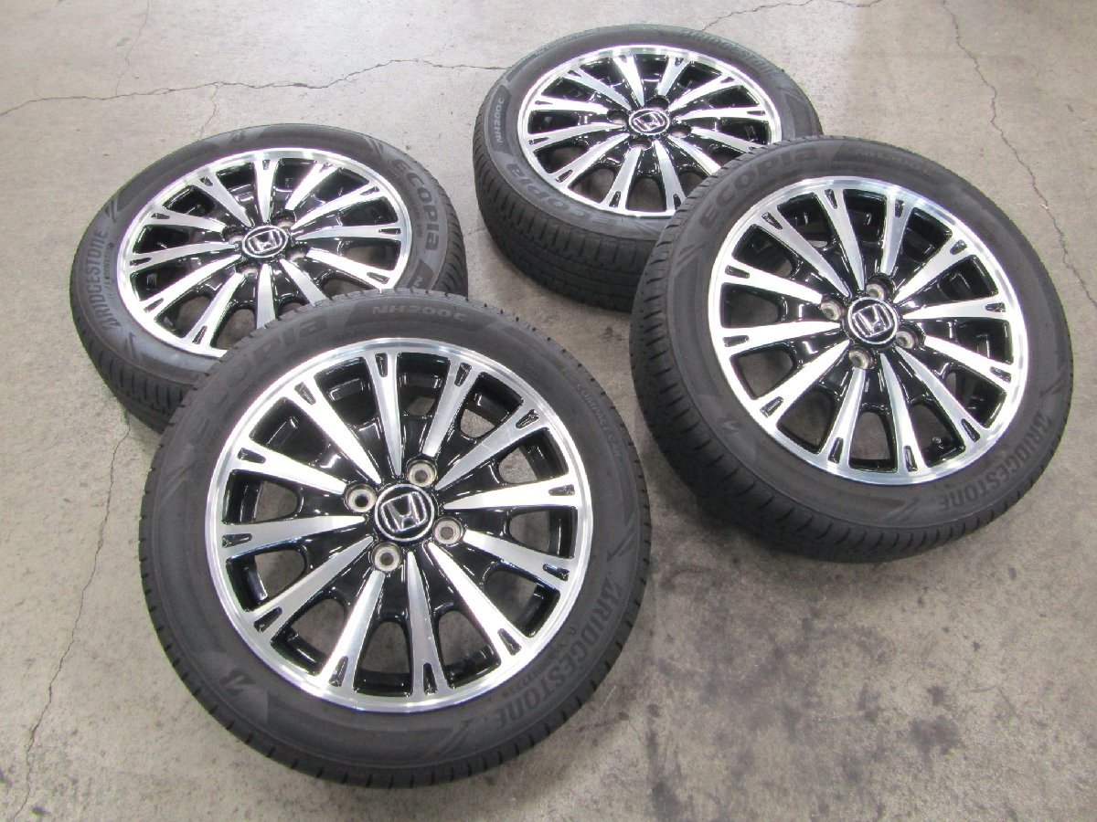 最新作，新作登場 個人宅配送不可 C77 ホンダ純正 N-BOX カスタム ブラポリ 15&times;4.5J+45 100-4H 22年製 ブリヂストン NH200C165/55R15 1台分(ラジアルタイヤ)｜売買されたオークション情報、yahooの商品情報をアーカイブ 4穴