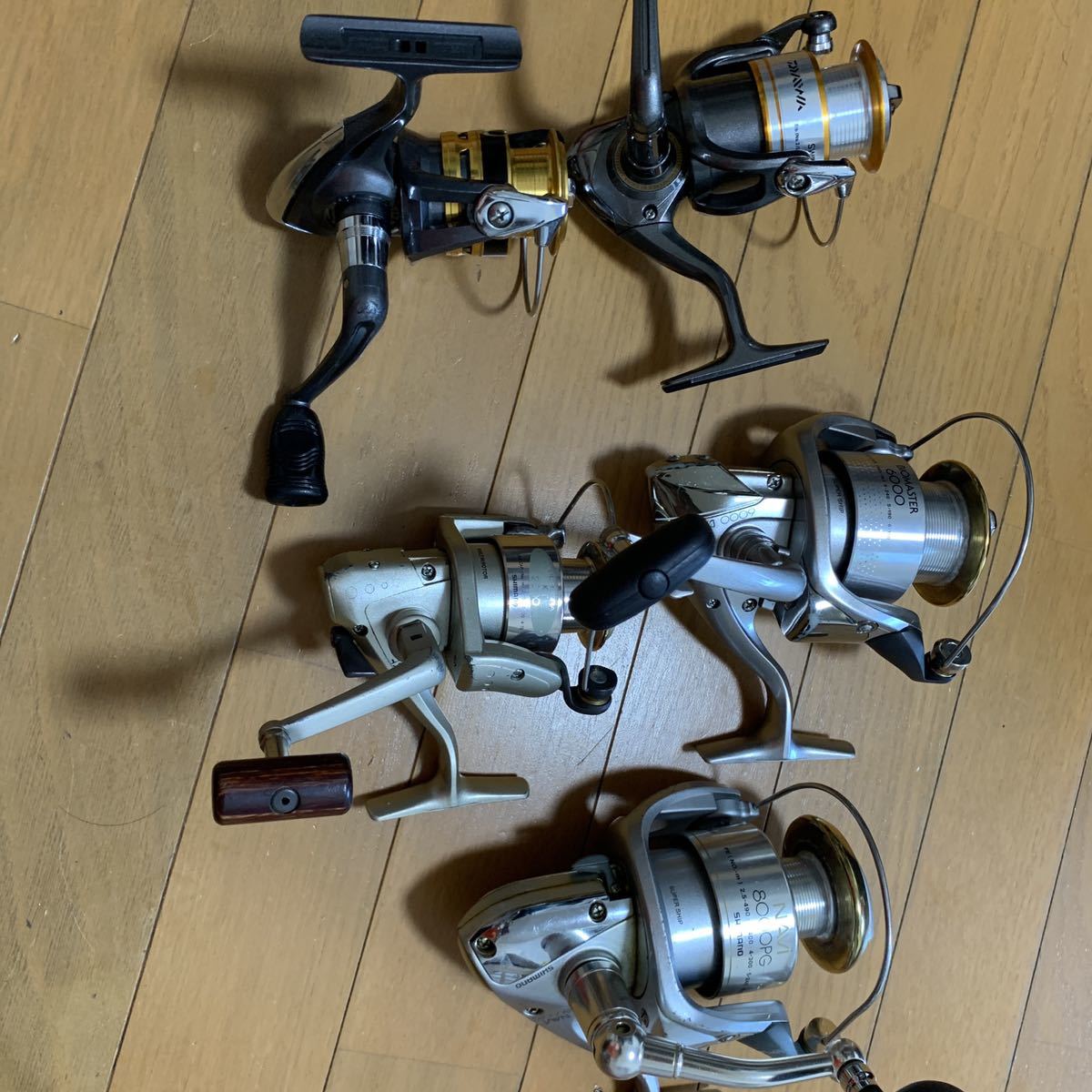 シマノ　スピニングリール 5個セット スピニングリール5個セット リールまとめ5個 リールまとめ売り JITS ZX