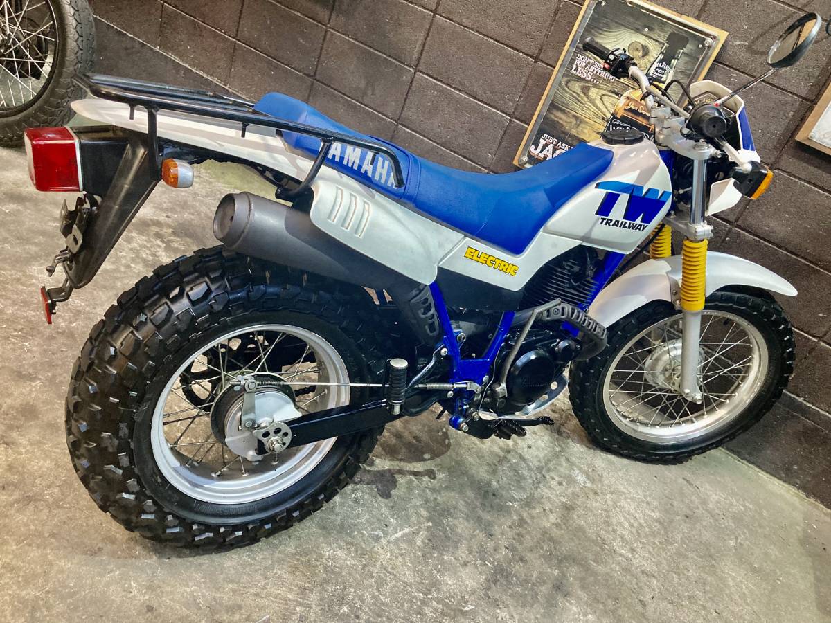YAMAHA TW200 初期型 動画あり 整備済 セルキック始動 神奈川県発 