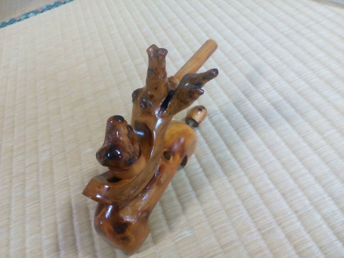 龍仙作 紋竹らっきょう竿掛・玉ノ柄フルセット美品です。 (ヘラブナ竿 