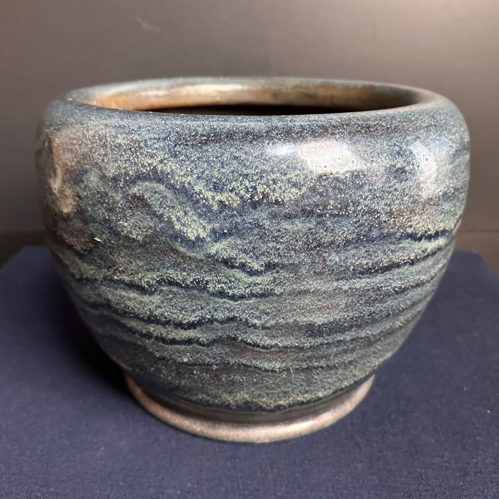 H0416C3常滑焼 初代山田常山作 朱泥茶注 横手急須 茶道具 共箱 本物