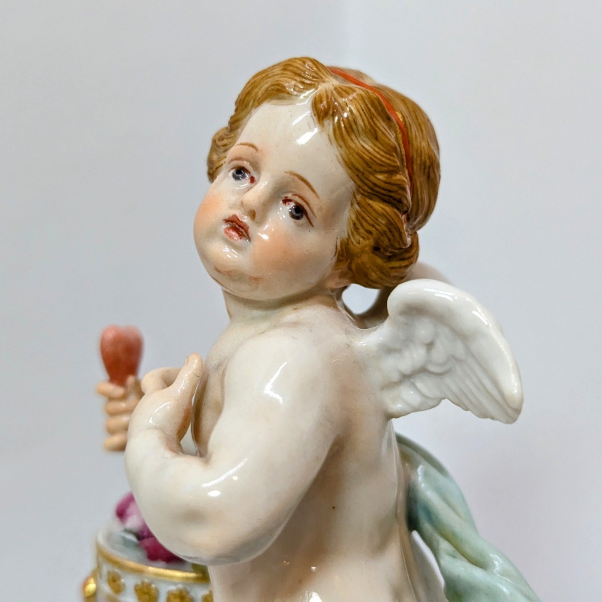 天使 陶器 人形 スペインLLADRO リヤドロ 社の陶器人形の置物 フィギュ 