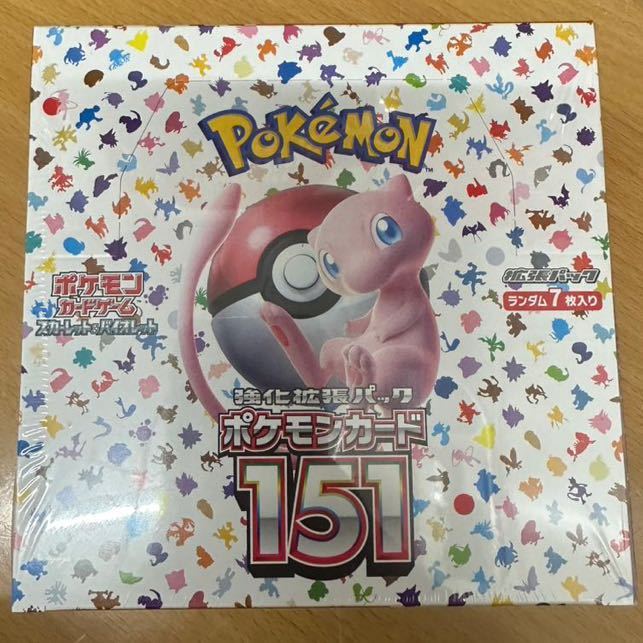 スカーレット＆バイオレット 強化拡張パック ポケモンカード151（イチゴーイチ） BOX