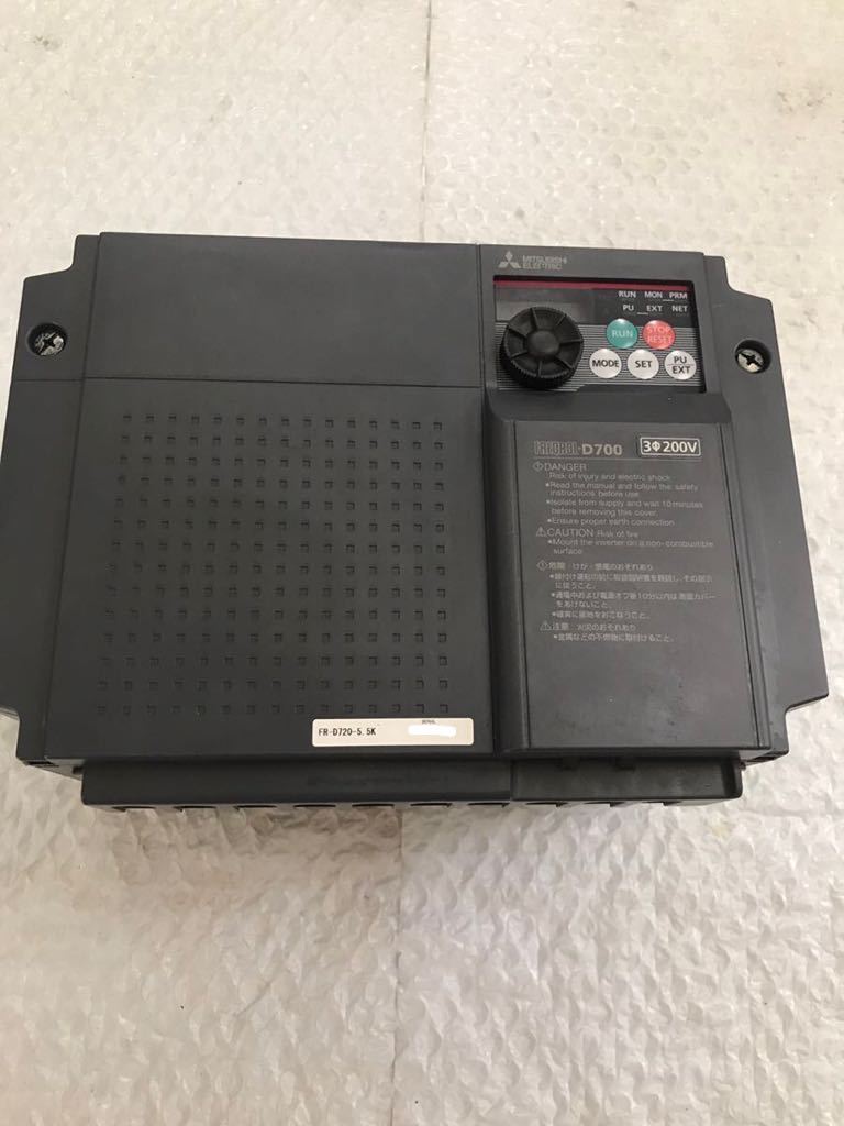 三菱電機 MITSUBISHI インバーター FR-D720-5.5K動作保証2019年製 FR