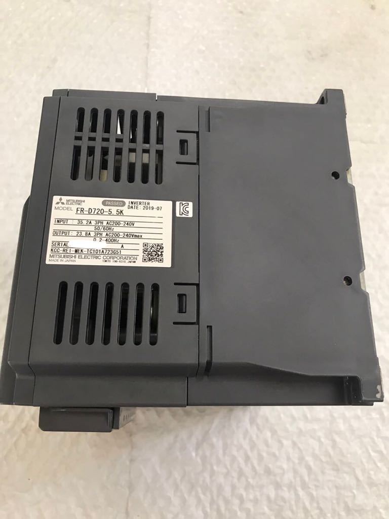 三菱電機 MITSUBISHI インバーター FR-D720-5.5K動作保証2019年製 FR