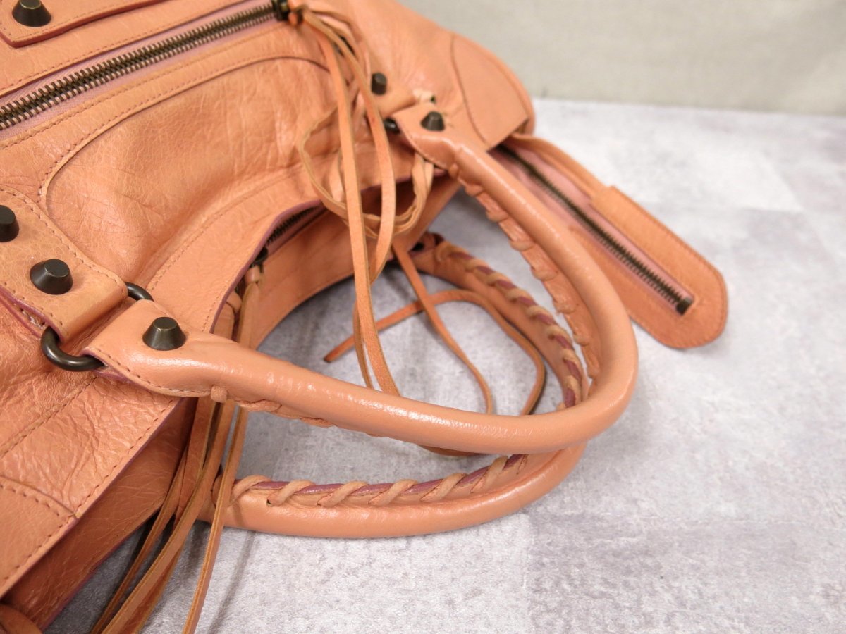 ○美品○BALENCIAGA バレンシアガ○115748 シティ○レザー 本革○2way 