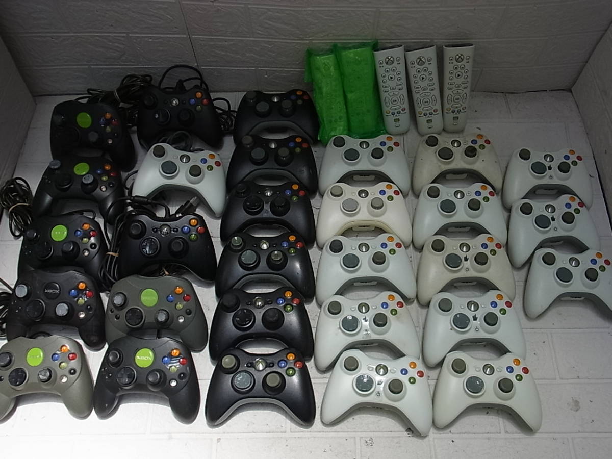 xbox コントローラーシリーズ　ジャンク品 GA35-10/XBOXシリーズ コントローラー 34点 XBOX XBOX360 コントローラ
