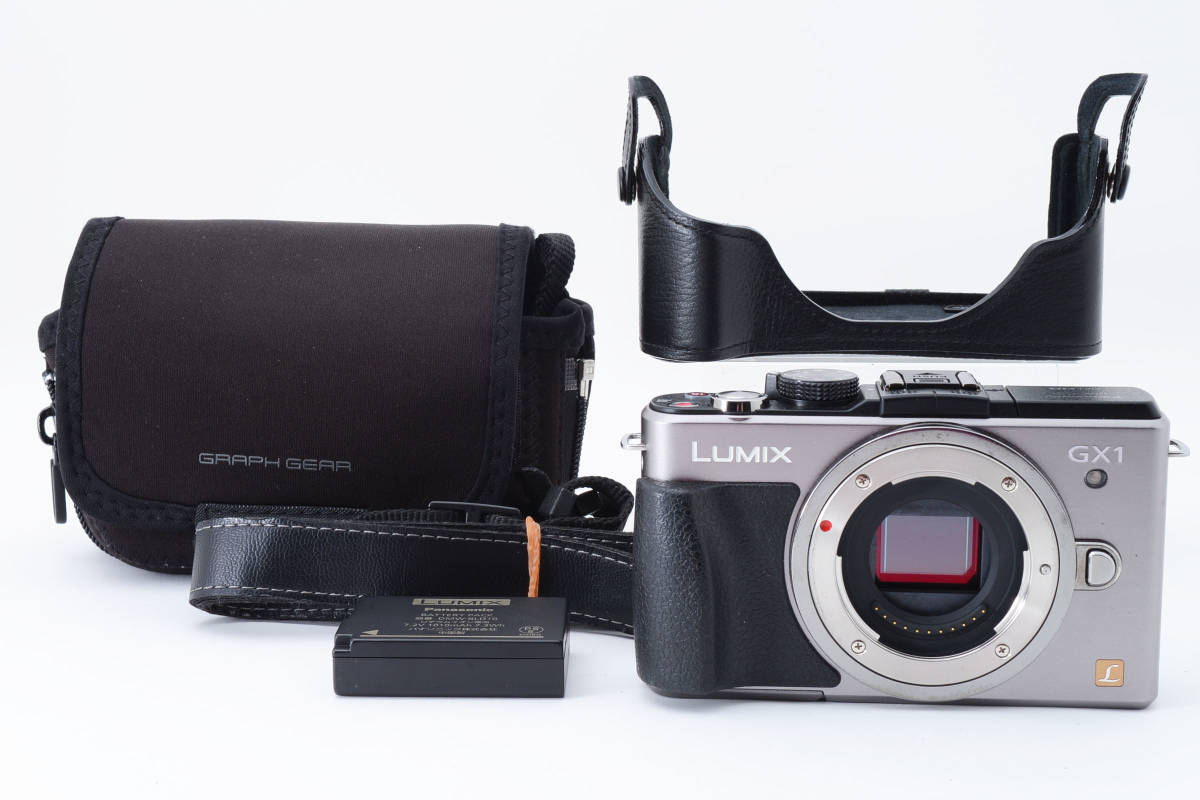 美品】パナソニック PANASONIC LUMIX DMC-GX1 ボディ シルバー 