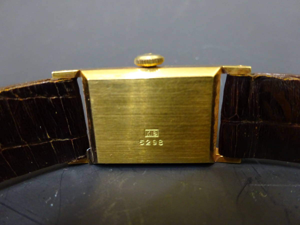 SEIKO セイコー ファッション 金製 K18刻印有 18金ケース 手巻き 婦人