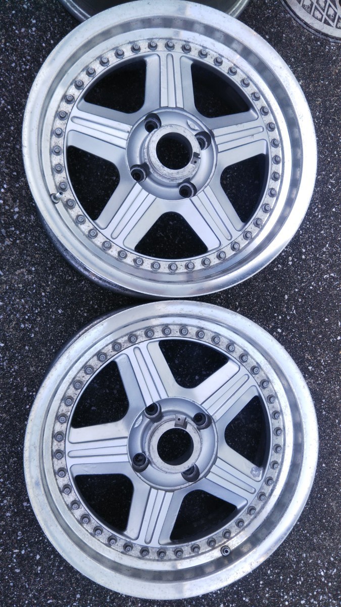 【旧車 希少 当時物】 IMPUL★ホシノインパル14㌅ 4H114.3 7J ホシノインパル IMPUL 当時物 7J 8J PCD114.3 4穴 旧車 希少 当時物