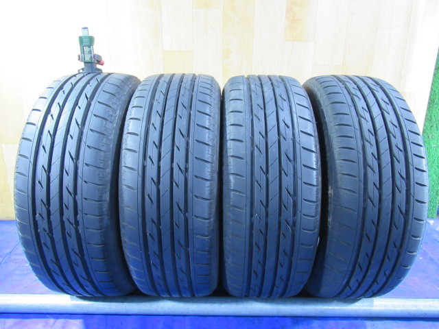 激安即決！エア漏点検済！極上バリ溝9分山！BRIDGESTONE NEXTRY 195/55R15 85V 2021年製！中古4本セット！T007230