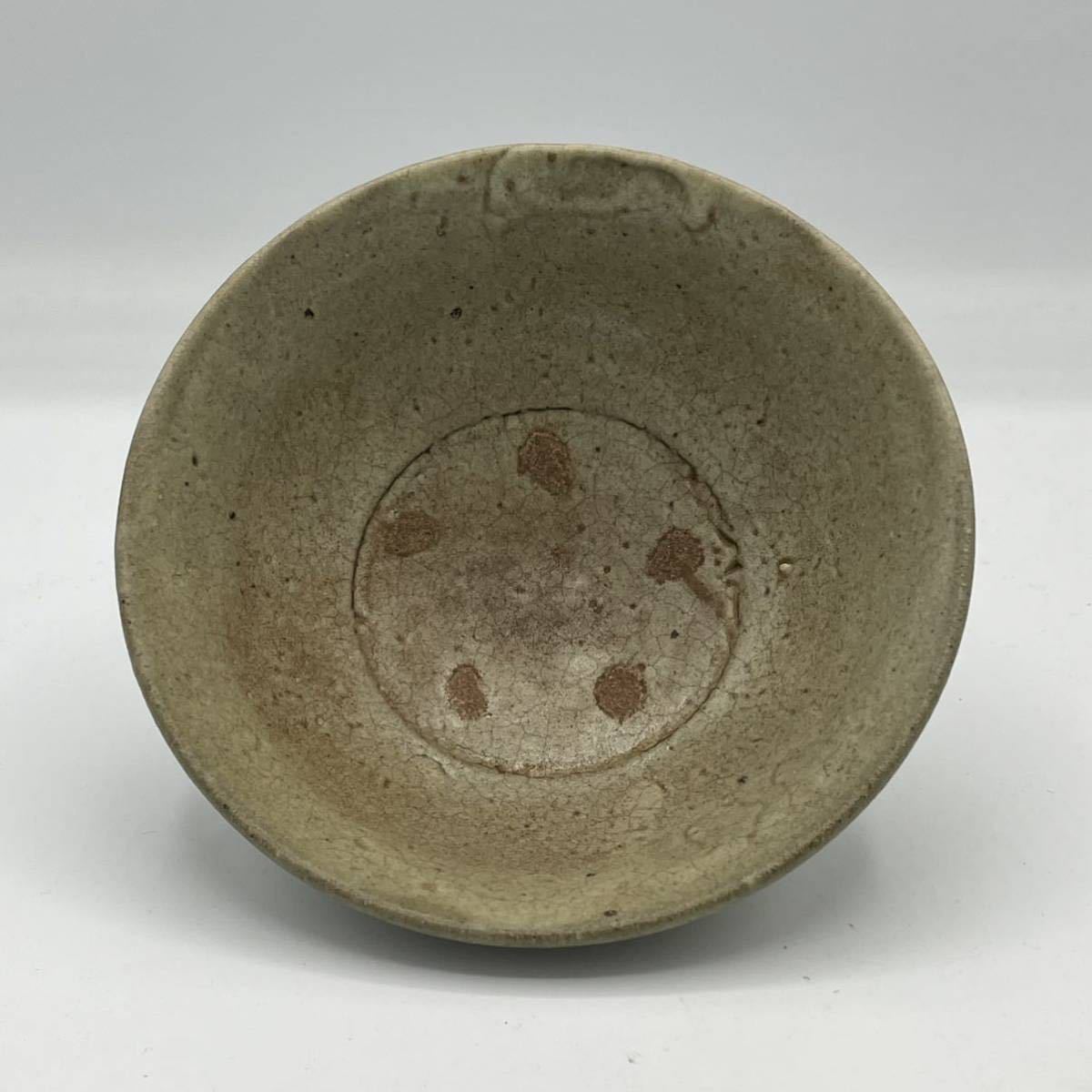 時代 古唐津堅手平茶碗 井戸茶碗 ：古唐津 朝鮮 李朝・高麗 茶碗