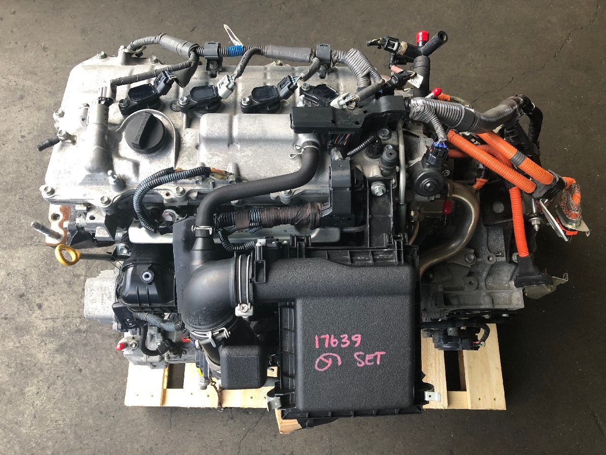 プリウス　DAA-ZVW30　2ZRFXE　エンジン　ミッション　中古　ジャンク品17639.2-15-1 DAA-ZVW30 プリウス エンジン DAA-ZVW30&frasl;2ZRFXE トヨタプリウス コンピューター付