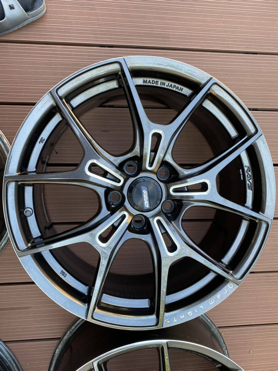 RAYS グラムライツ57FXZ 4本セット(ホイールのみ) 恋しく ヴェゼル他