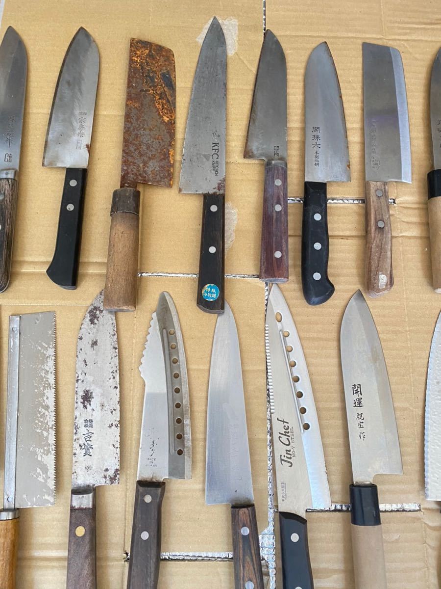 和包丁 関孫六 関孫六 39本まとめて売る 万能包丁 洋