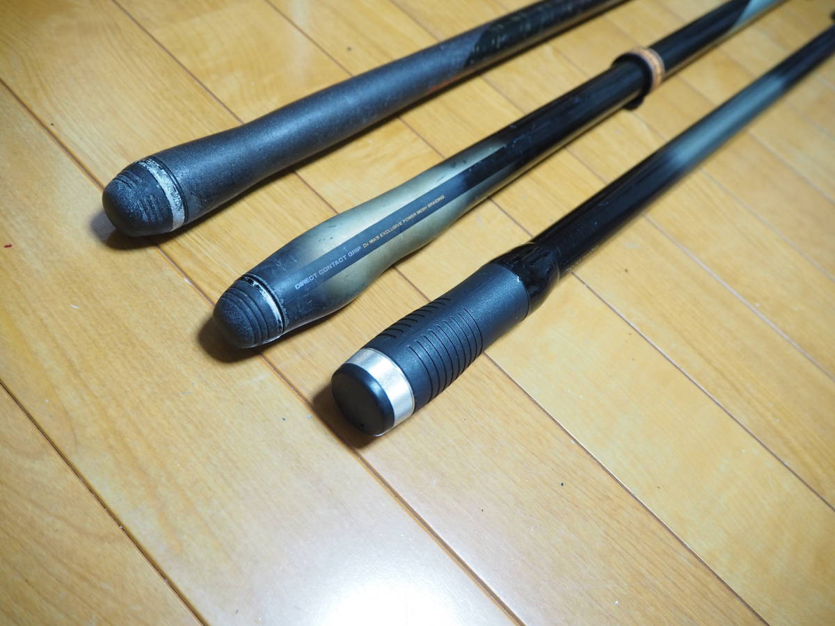 ♪♪美品 ダイワ 振出投げ竿 3本セット トライビーム他♪♪(ダイワ 