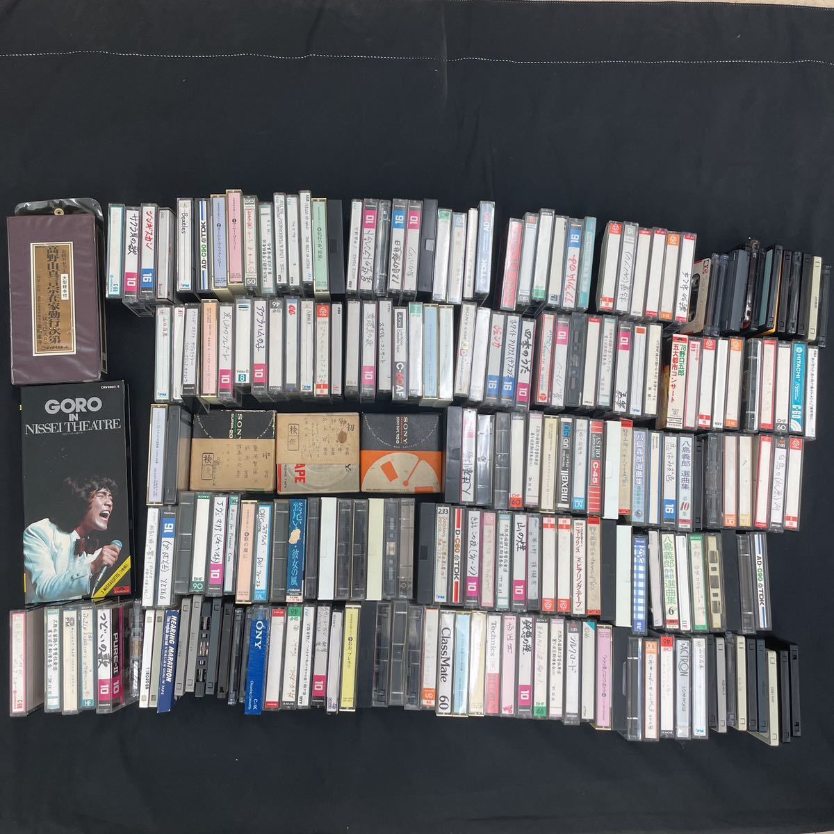 【210本以上まとめ売り】使用済み カセットテープ まとめて 大量 セット 録音済み ノーマル SONY ソニー TDK AXIA