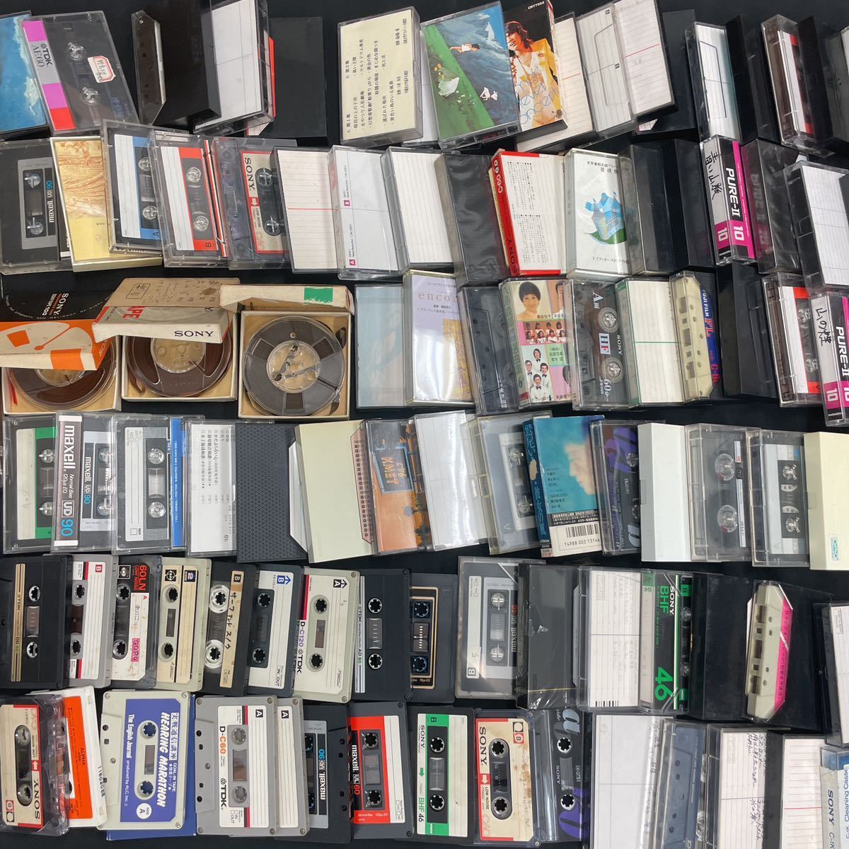 【210本以上まとめ売り】使用済み カセットテープ まとめて 大量 セット 録音済み ノーマル SONY ソニー TDK AXIA