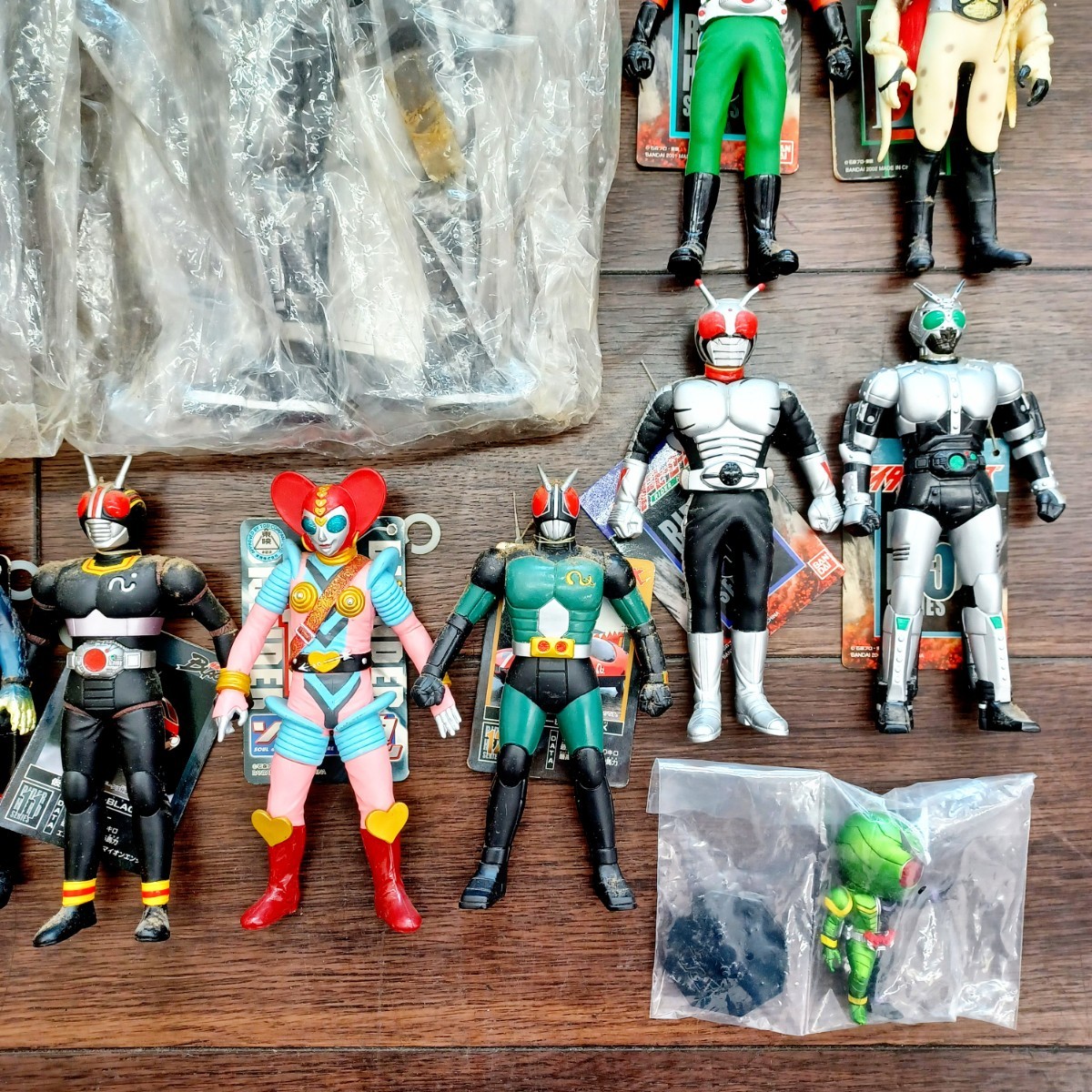 BANDAI 仮面ライダー 怪人 フィギュア ソフビ まとめて 仮面ライダー龍 