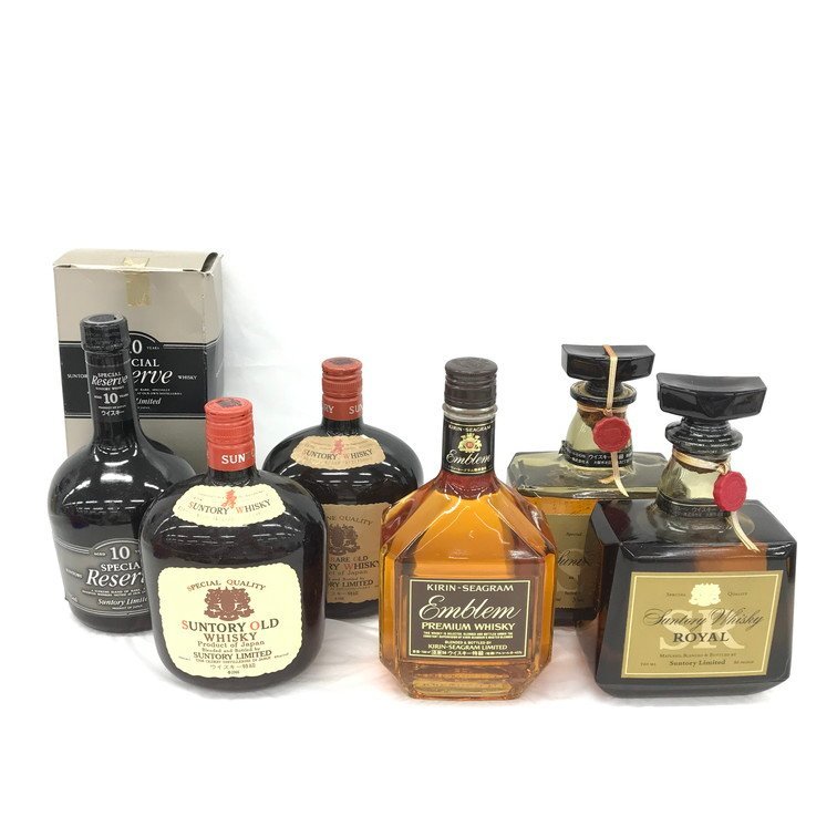 ※東京都内限定発送※【BGAX2043】未開栓 国内酒 おまとめ SUNTORY KIRIN-SEAGRAM セット