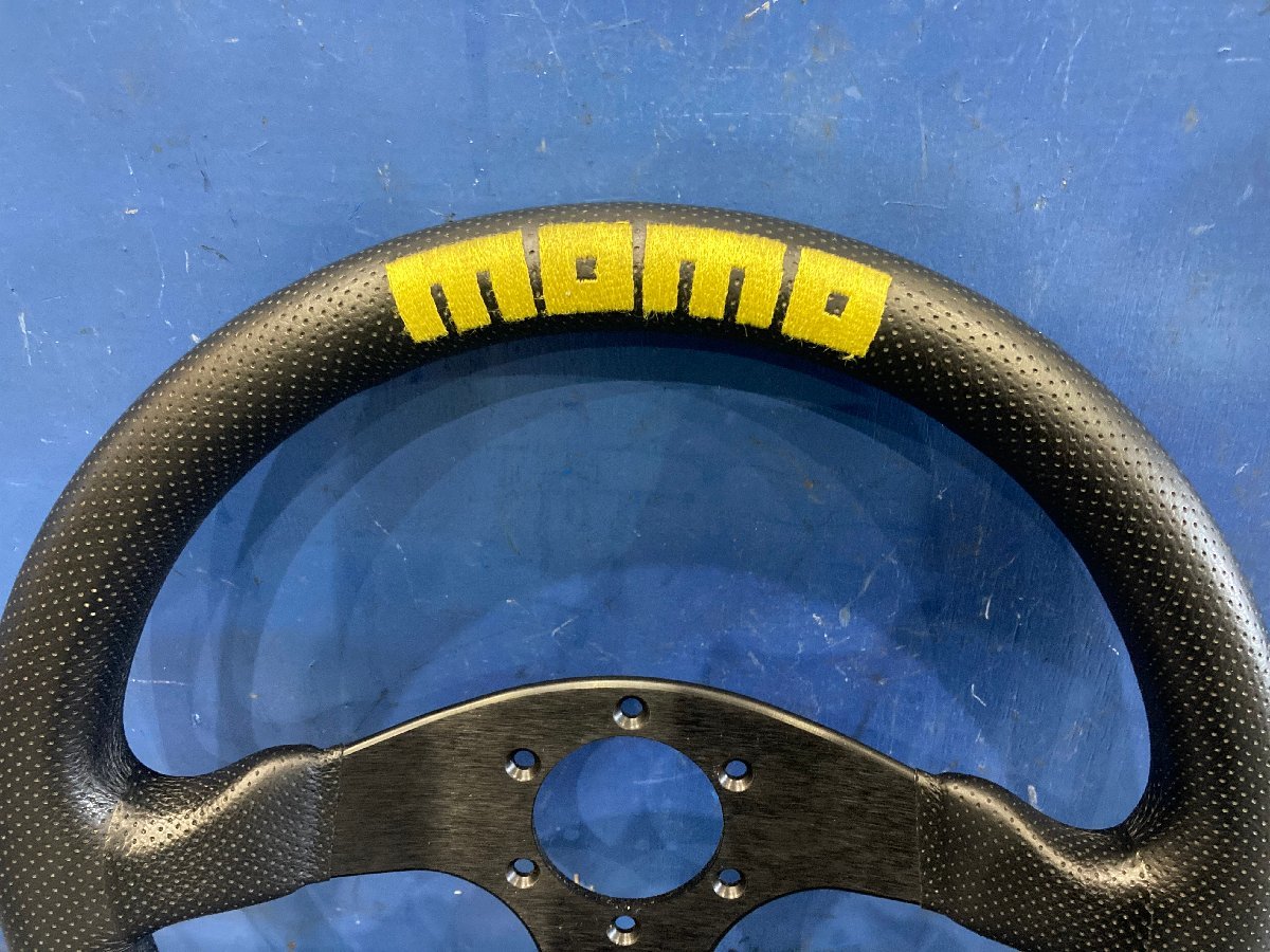 車 美品momo COMPETITION 35パイ コンペティション ホーンボタン付