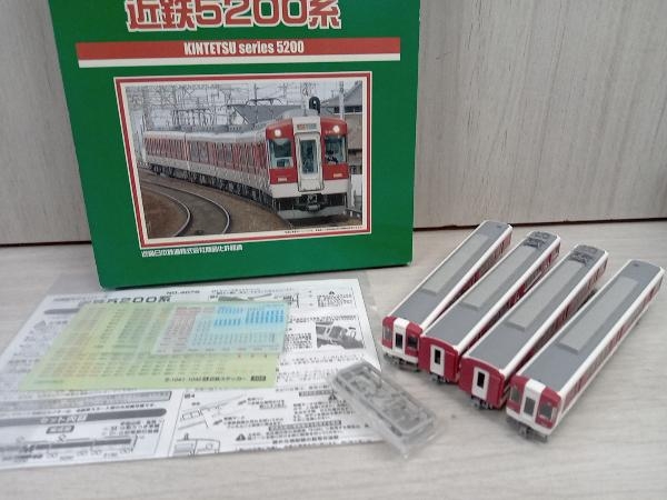 Nゲージ GREENMAX 近鉄5200系電車 動力付き4両編成セット 4078