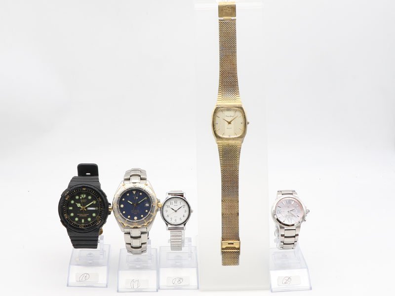1円 まとめ売【 テクノス TECHNOS 他 】ジャンク含 腕時計 メンズ
