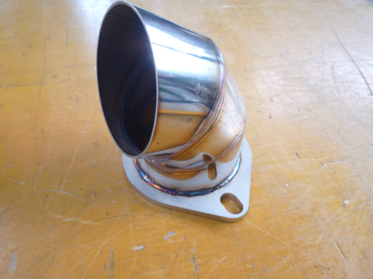 送料無料O64 ドルフィンテール 80パイ フランジ付き マフラーカッター