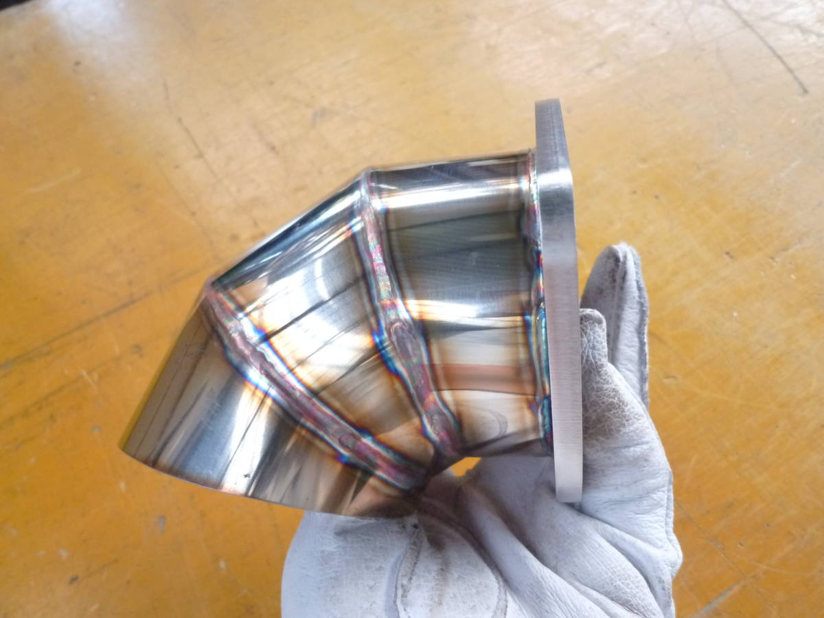 送料無料O64 ドルフィンテール 80パイ フランジ付き マフラーカッター