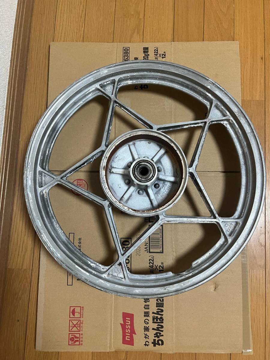 GSX400F 純正 フロント 星キャス 19インチ ダブルディスク対応 GSX400F
