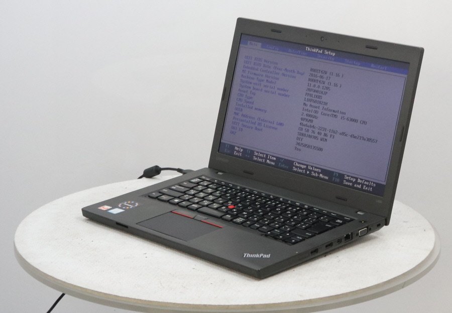 lenovo 20FVA01XJP ThinkPad L460　Core i5 6300U 2.40GHz 4GB 500GB■1週間保証