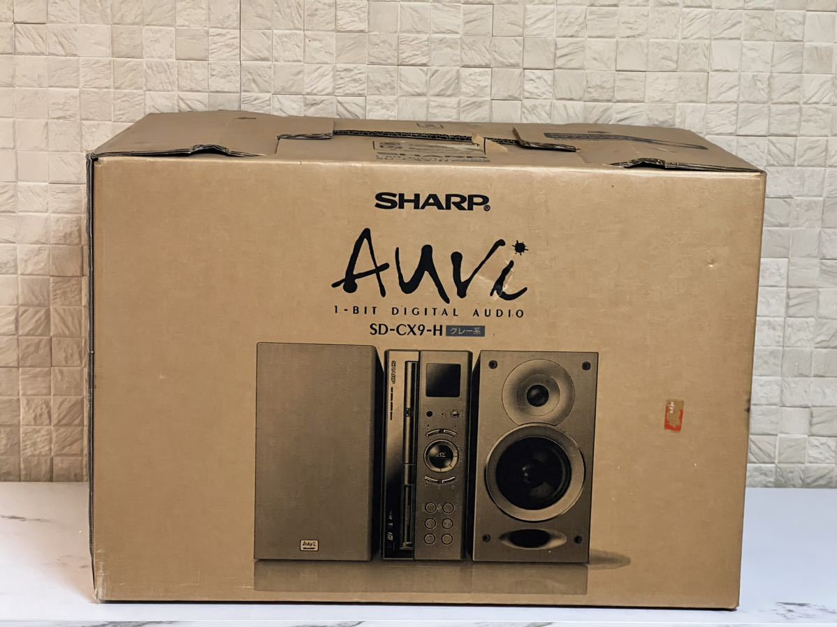 元箱ありSHARP SD-CX9 Auviアウヴィ シルバー 1Bitデジタルシステム CD