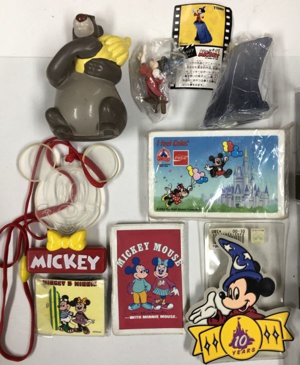 ディズニー グッズ 置物 人形 時計 トランプ 貯金箱 他 セット ミッキーマウス くまのプーさん アリエル など