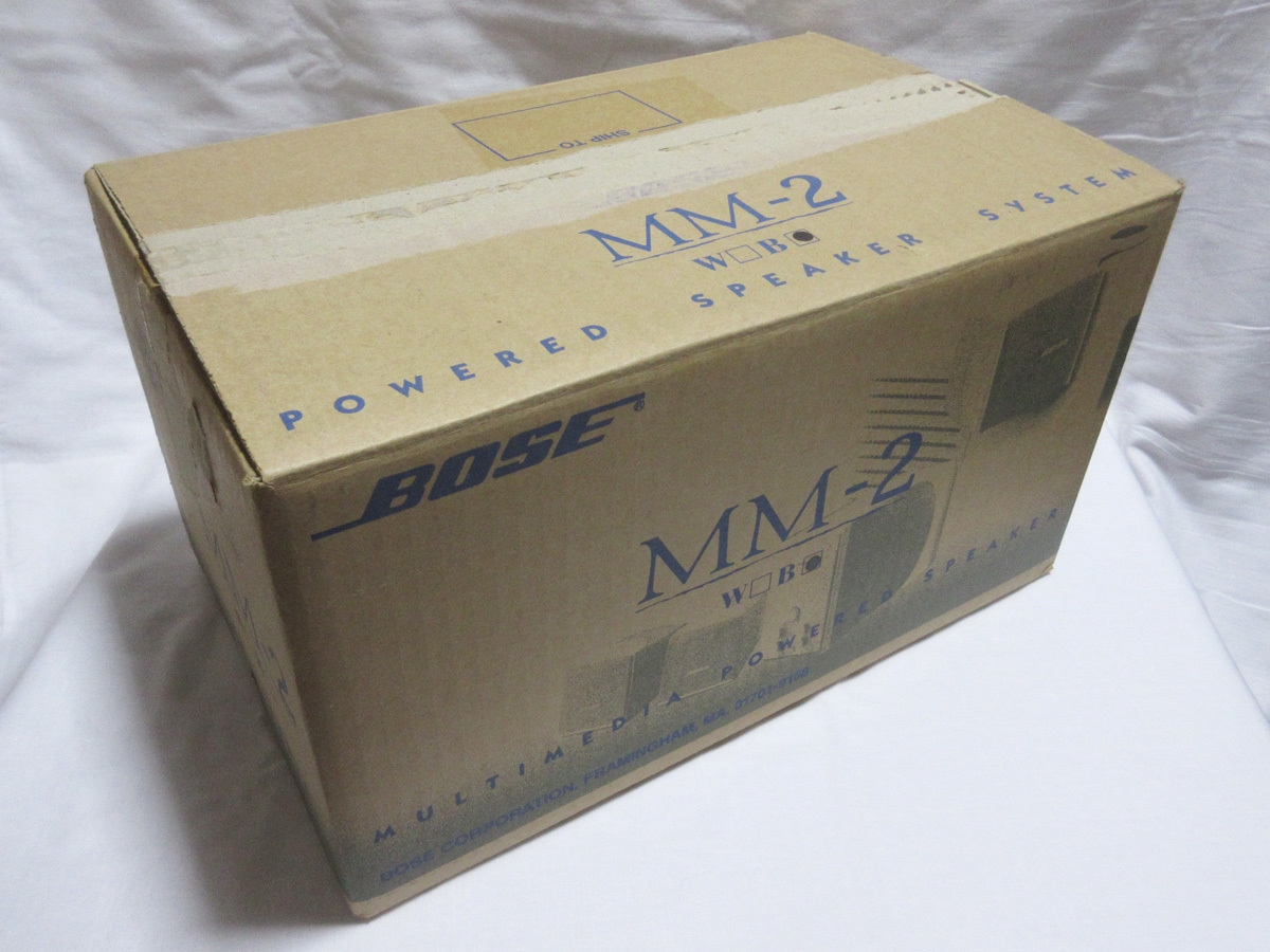 BOSE MM-2B▽2.1ch パワーアンプ内蔵スピーカー [ボーズ]【音出し確認