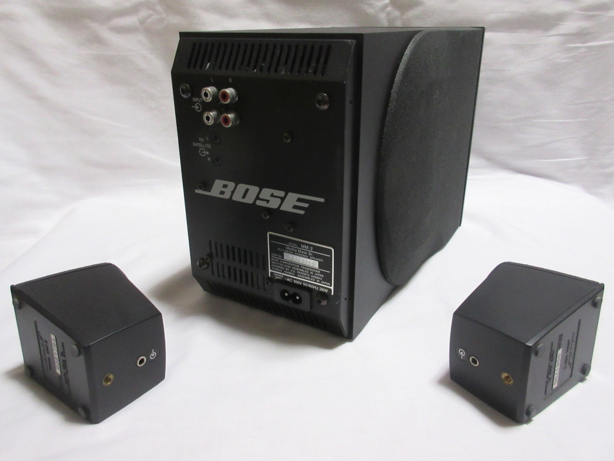 BOSE MM-2 BOSE MM-2B▽2.1ch パワーアンプ内蔵スピーカー [ボーズ
